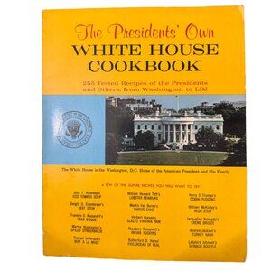 The President's Own White House Cookbook SC 1968 American Recipes Illust Vintage